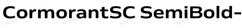 CormorantSC SemiBold字体转换 CormorantSC SemiBold字体转换